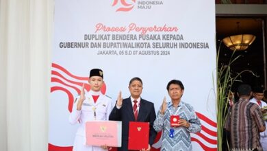 Pemkot Makassar Terima Duplikat Bendera Pusaka dari BPIP Jelang HUT ke-79 Kemerdekaan RI