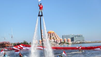 Peringatan HUT Kemerdekaan Ke-79 RI, Kota Makassar Suguhkan Festival Atraksi Laut dan Aubade SD-SMP se-Makassar