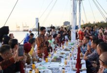 Pj Sekda Makassar Sambut Peserta KIM Fest 2024 dengan Sailing dan Dinner di Atas Pinisi