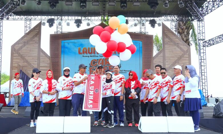 Bupati Andi Utta Resmi Luncurkan CFD di Pantai Merpati