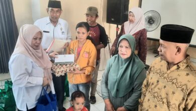 Wawali Reny Hadiri Penyaluran Zakat, Infaq, dan Sedekah dari Baznas