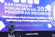 Pj Sekda Makassar Firman Pagarra Harap Rakornas III Forum Dewan Pendidikan Hasilkan Gagasan Untuk Kemajuan