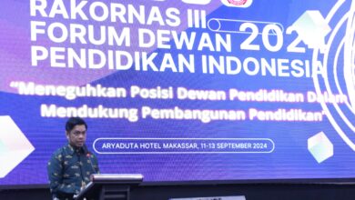 Pj Sekda Makassar Firman Pagarra Harap Rakornas III Forum Dewan Pendidikan Hasilkan Gagasan Untuk Kemajuan