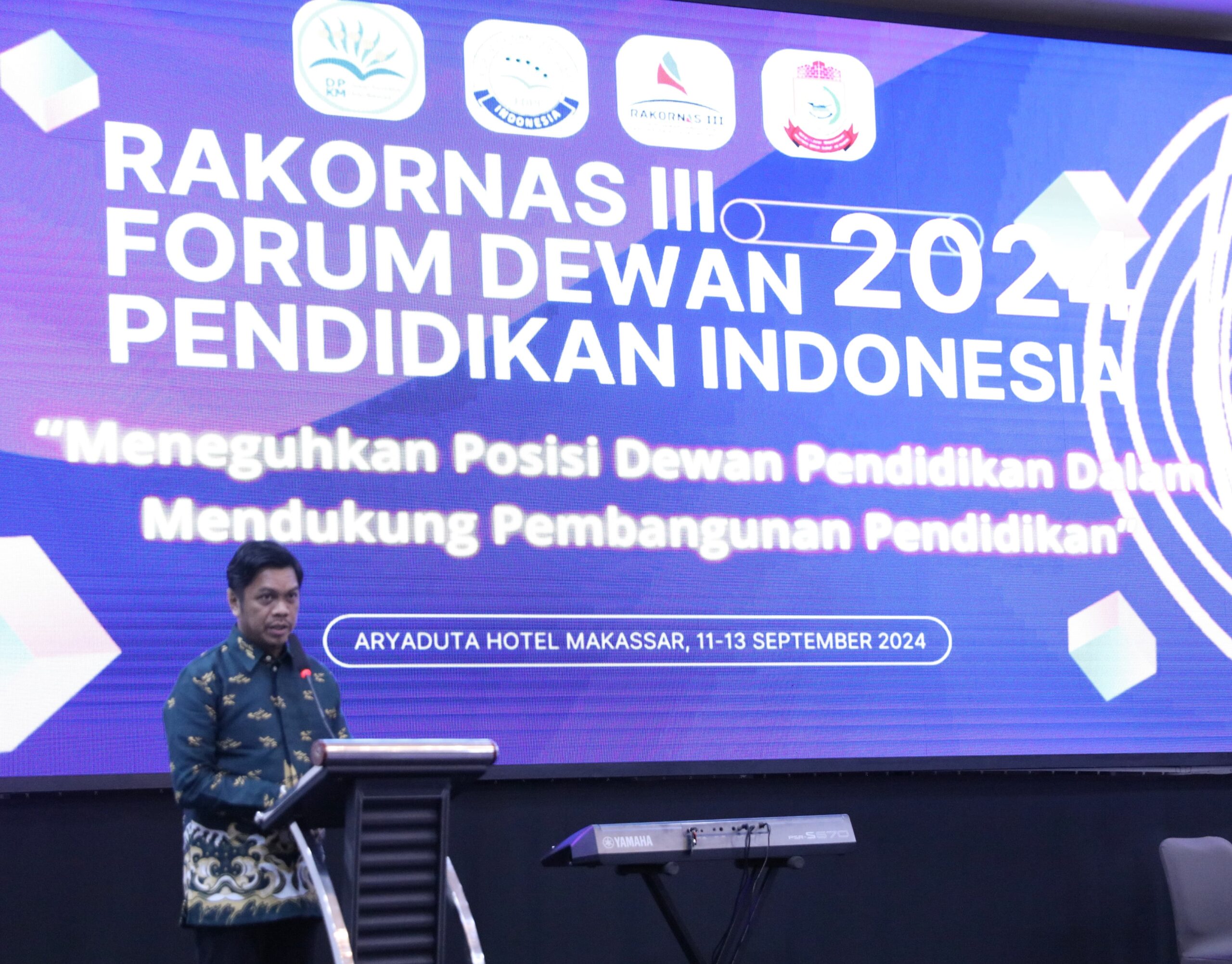 Pj Sekda Makassar Firman Pagarra Harap Rakornas III Forum Dewan Pendidikan Hasilkan Gagasan Untuk Kemajuan