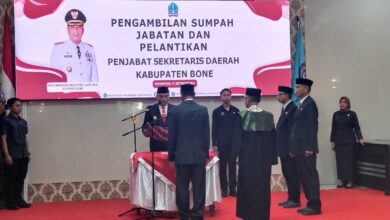 Dilantik Jadi Pj Sekda Bone, Andi Fajaruddin Siap Bekerja Penuh Taggung Jawab