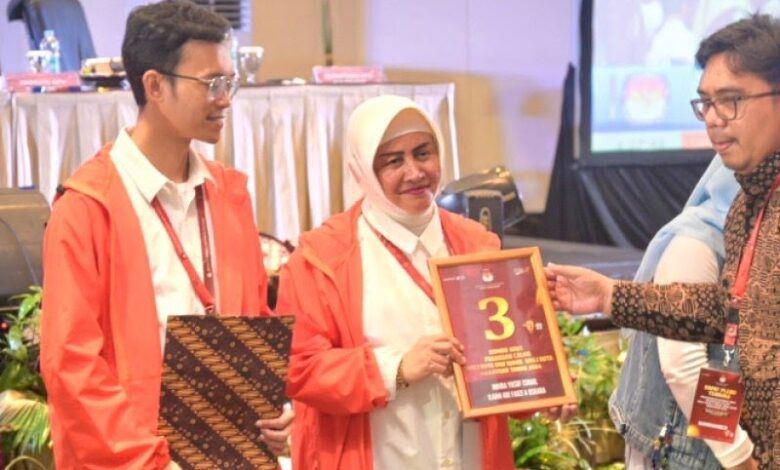 Pasangan Indira-Ilham Fauzi Dapat Nomor Urut 3 di Pilwalkot Makassar, Ini Kata Ketua Bappilu PDIP Makassar