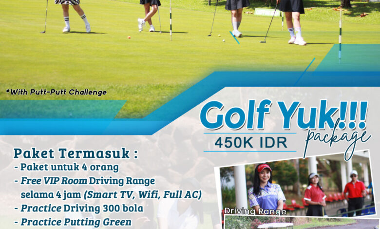Promo Spesial Bermain Gold Driving, Makan, VIP Room & Buggy Trip di Padivalley Golf Club – Gowa