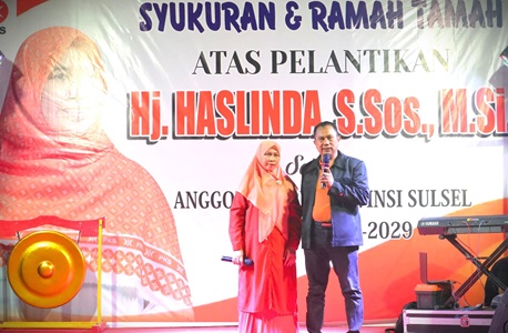 Anggota DPRD Sulsel Haslinda Wahab Gelar Syukuran Pelantikan