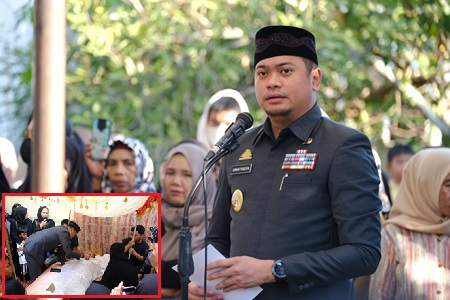 Bupati Adnan Lepas Jenazah Asisten II Setkab Gowa