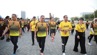 Danny Pomanto Dampingi Kapolda Lepas Peserta Polwan Sulsel Run 2024