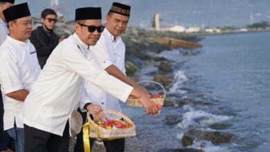 Pemkot Palu Gelar Tabur Bunga Mengenang Tragedi Bencana Gema Bumi Tsunami dan Likuifaksi 28 September 2018