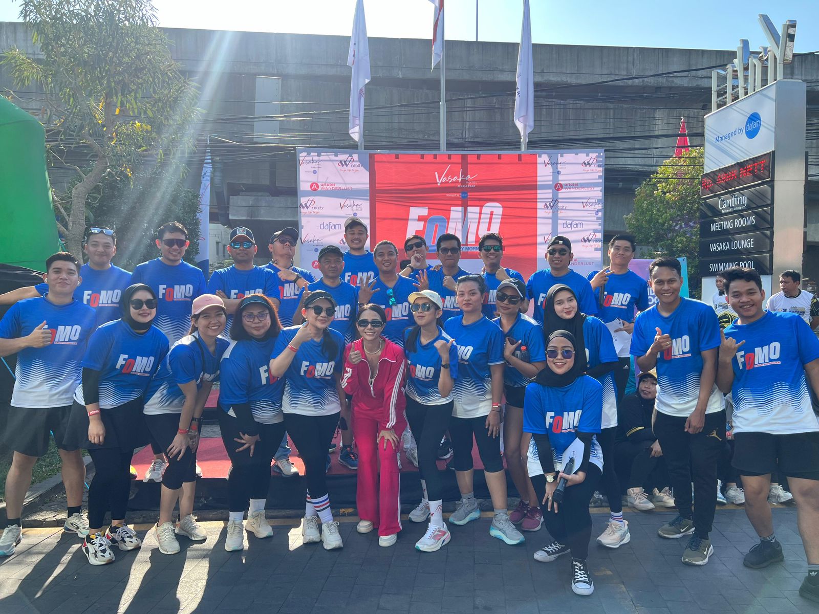 Anniversary ke-4 tahun, Vasaka Hotel Makassar Berssama Waskita Karya Realty Rayakan Dengan menggelar Fomo Fun Run 5K