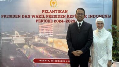 Calon Wali Kota Makassar Andi Seto Asapa Hadiri Pelantikan Presiden Probowo di Istana Negara