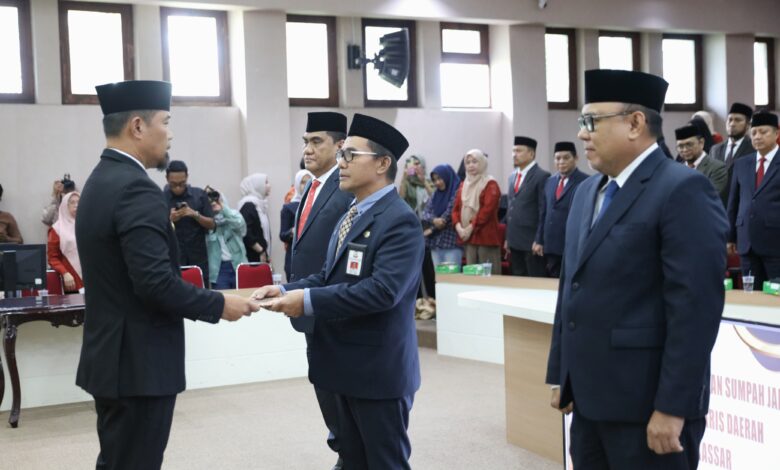 Dilantik Sebagai Pj Sekda, Irwan Rusfiady Siap Tingkatkan Kinerja Pemkot Makassar