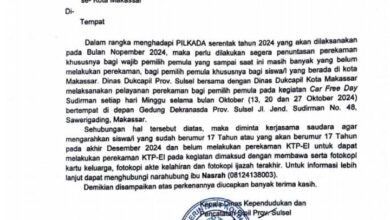 Jubir Danny-Azhar Curiga Ada Maksud Terselubung dari Surat Edaran Disdukcapil Sulsel untuk Perekaman e-KTP Siswa SMA Jelang Pilkada Serentak