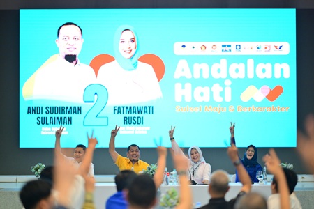 63 Anggota DPRD Sulsel All Out Untuk Memenangkan Andalan Hati