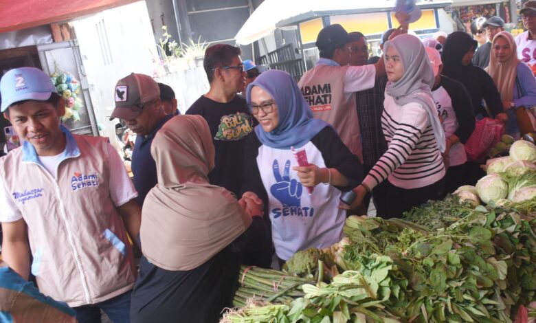 Rezki Blusukan di Pasar Maricaya dan Sambangi Pemukiman Warga