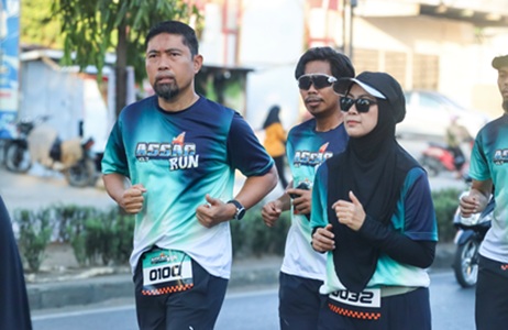 Pjs Wali Kota Makassar Apresiasi Fun Run Al Azhar Science, Sport, and Art Competition (AASAC) 2024