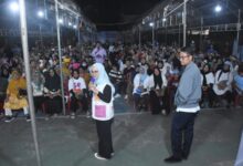 Nostalgia di Lapangan Tenis, Seto-Rezki Dapat Dukungan Penuh dari Warga Hartaco Indah