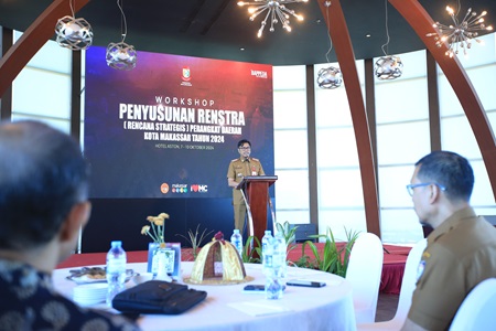 Pj Sekda Makassar Buka Workshop Penyusunan Renstra Perangkat Daerah Pemkot Makassar