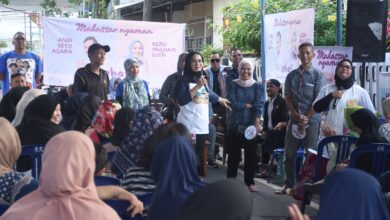 Dukung Paslon Sehati, Warga Labuang Baji Hangat Kehadiran Rezki Mulfiati