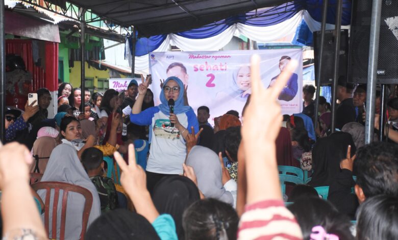 Rezki Gerakkan Suara Pemilih di Wilayah Utara Makassar Sambil Blusukan Sapa Warga