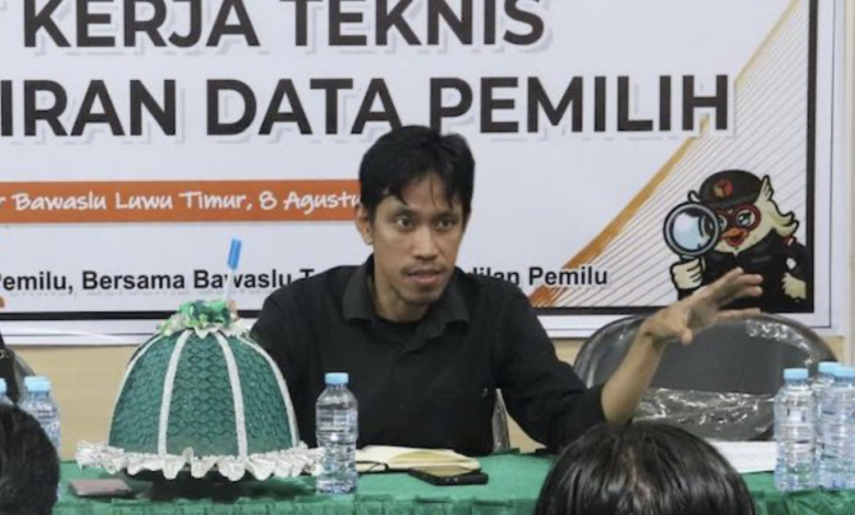 Ketua Badan Pengawas Pemilihan Umum (Bawaslu) Kabupaten Luwu Timur (Lutim) Pawennari