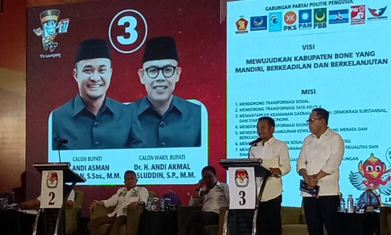 Pasangan BerAmal Unggul 49,18% Versi Quick Count Pilbup Bone, Disusul All In 28,8%, dan Sipakario-MI 22,02%