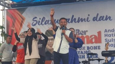 Dua Kader Terbaik Gerindra Ajak Masyarakat Ulaweng Menangkan BerAmal