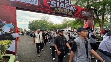 Ciptakan Pilkada Damai, Bawaslu Bone Gelar Apel Pengawasan Hingga Jalan Santai