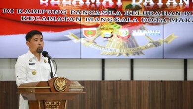 Pjs Wali Kota Makassar Terima Kunjungan Tim Penilai Kampung Pancasila di Manggala