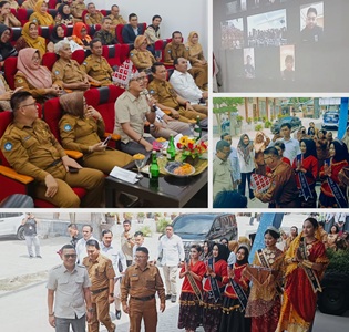 Nostalgia, Menteri BP2MI Bersama Sejumlah Pajabat Berkunjung ke SMKN 2 Palu