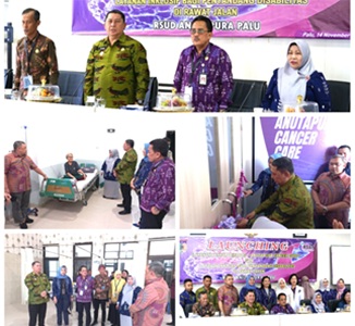 Pjs Wali Kota Palu Launching Layanan Unggulan Kanker Terpadu dan Layanan Inklusif Penyandang Disabilitas Anutapura Care Center