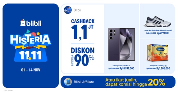 Pre-Order Xiaomi 14 Series di Promo 11.11 Blibli, Dapatkan Diskon dan Cashback Menarik!