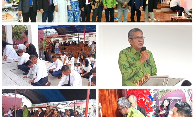 Wakili Wali Kota, Kepala KEK Palu Hadiri Peresmian Gedung GPdI