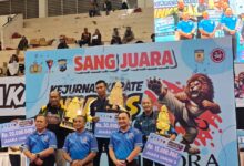 Sulsel Juara Umum III Kejurnas Karate Inkanas Piala Kapolri 2024