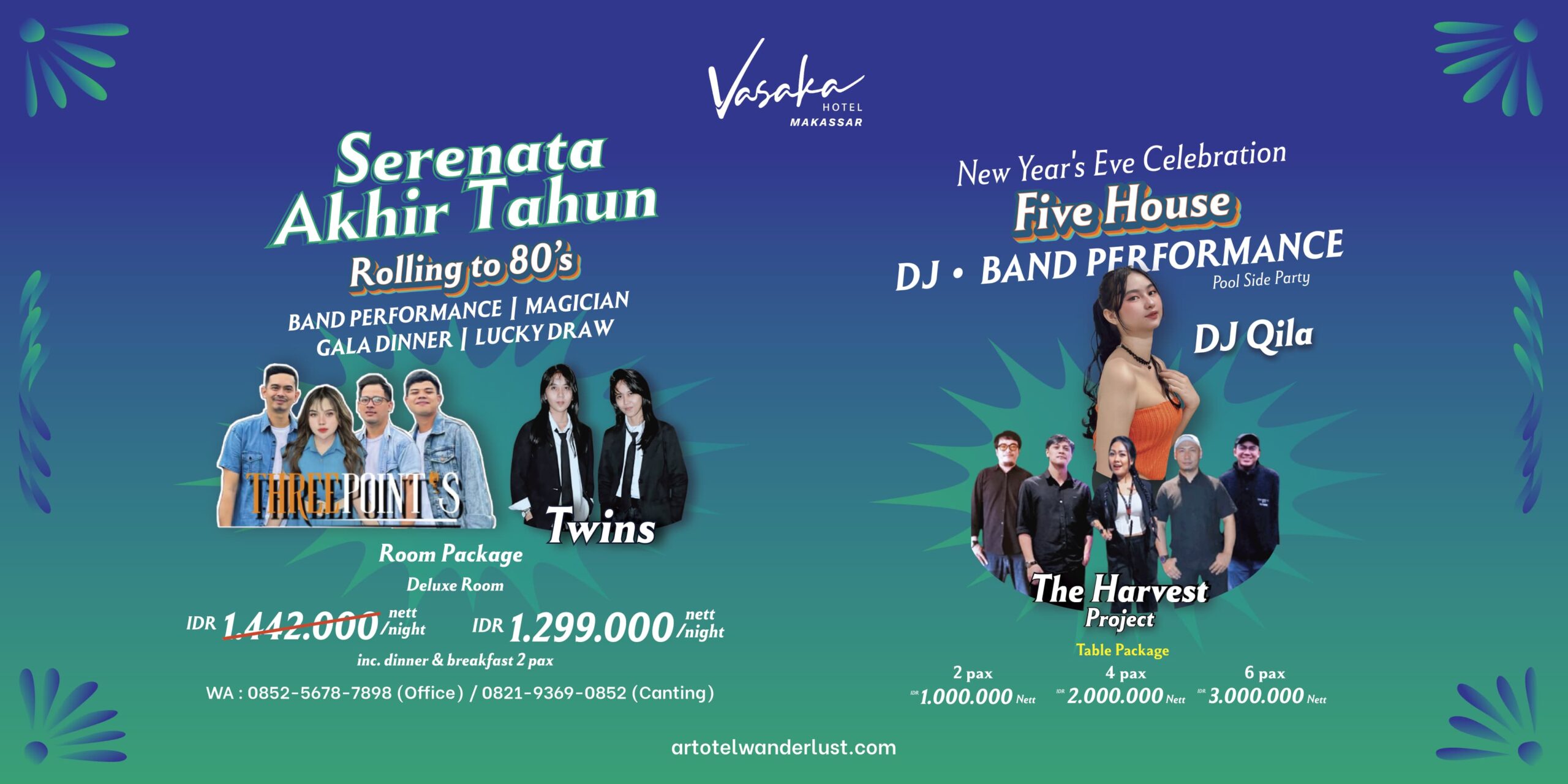 Vasaka Hotel Makassar Bertajuk Serenata Akhir Tahun Siap Meriahkan Akhir Tahun