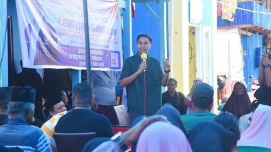 Anggota DPRD Makassar Odhika Dengar Keluhan Soal Bansos dan UMKM