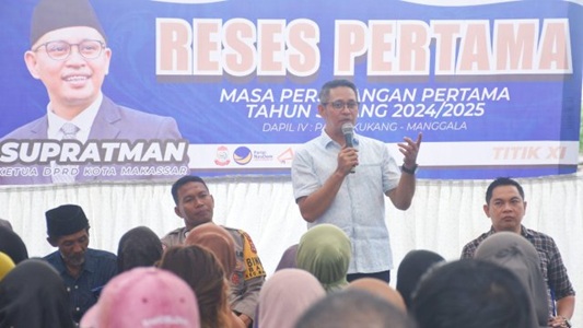 Ketua DPRD Makassar Supratman Janji Prioritaskan Infrastruktur di Manggala dan Panakkukang pada APBD 2025