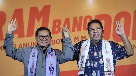 Pramono-Rano Menang 52,78 Persen, Hasil Rekapitulasi Jakarta Pusat