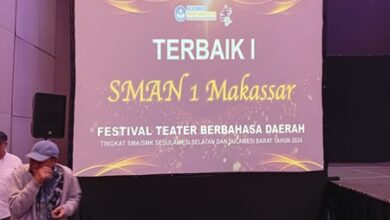 Teater SATU Makassar dari Sekolah Menengah Atas (SMA) Negeri 1 Makassar dengan karya pertunjukan yang menggunakan bahasa Bugis klasikberjudul “Galigo, Nawanawana Saweiganding” berhasil menjadi juara umum pada Festival Teater Berbahasa Daerah Tahun 2024 Se-Sulawesi Selatan dan Sulawesi Barat (Sulselbar) yang digelar tanggal 13 hingga 15 Desember 2024, di hotel Four Points By Sheraton Makassar oleh Balai Bahasa Provinsi Sulsel.