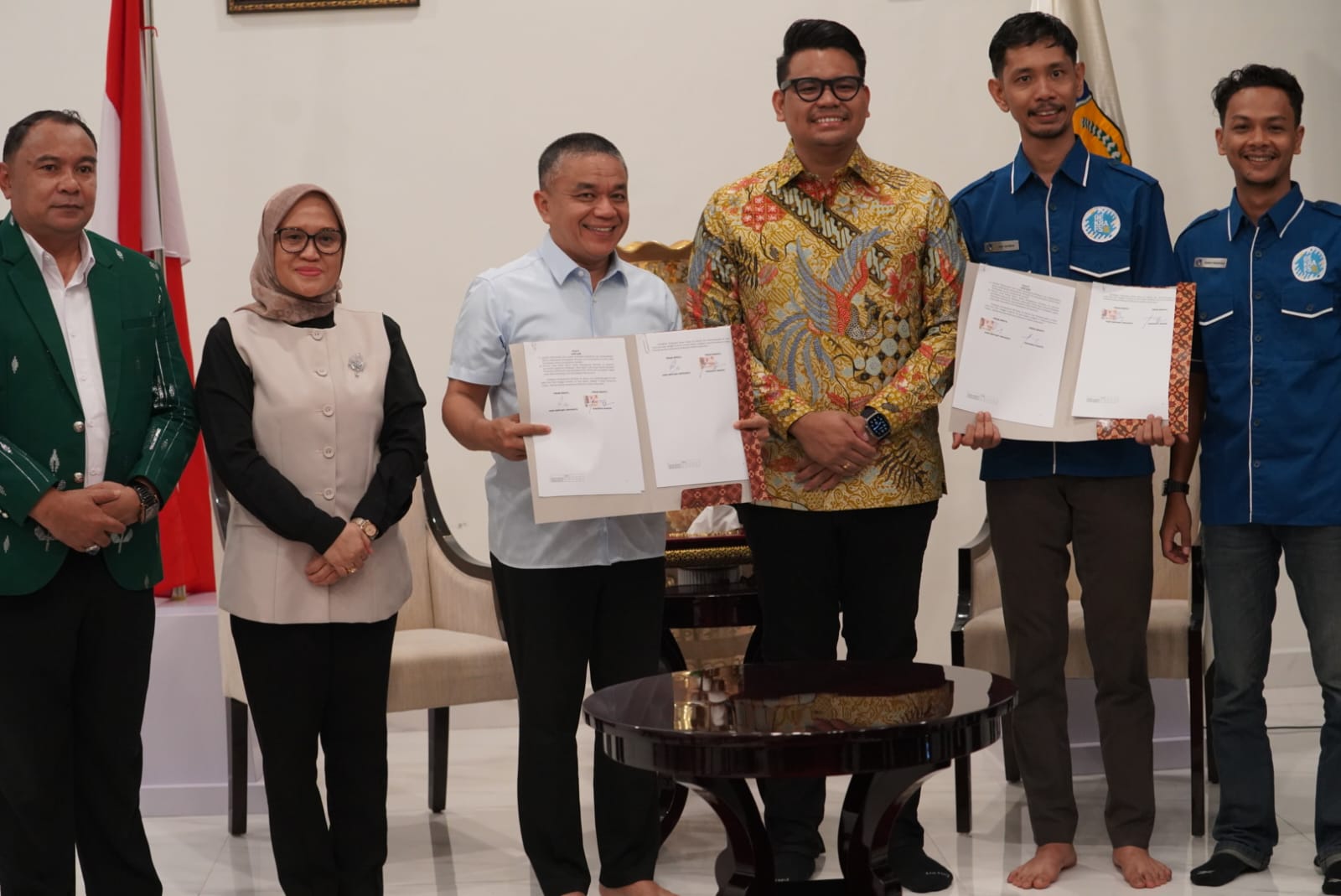 Wali Kota Palu Teken MoU dengan Gekraf Disaksikan Wakil Ketua MPR RI Akbar Supratman