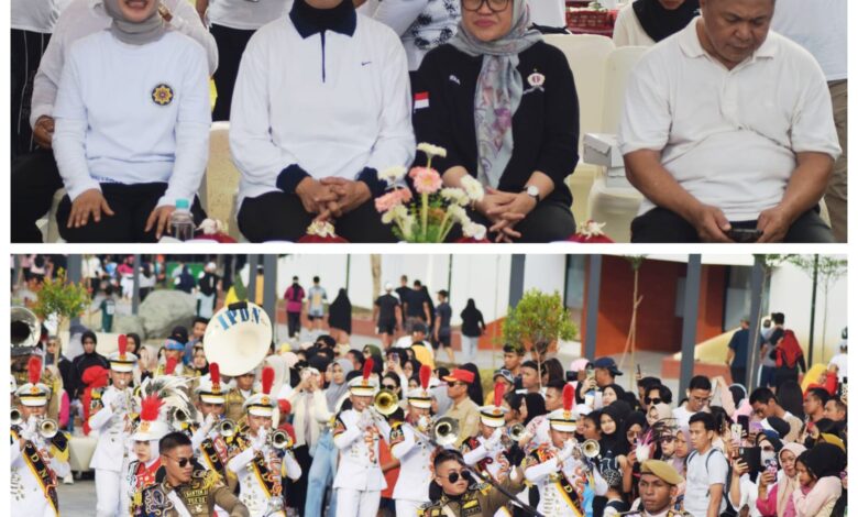 Mewakili Wali Kota Sekkot Palu Irmayanti Ikut Jalan Santai Bersama IKAPTK Sulteng