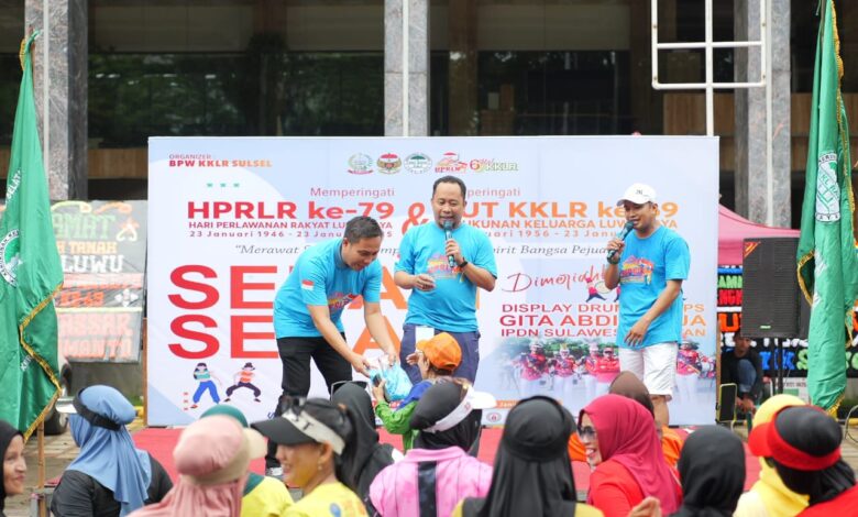 KKLR Sulsel Gelar Senam Sehat Hingga Pemeriksaan Kesehatan Gratis