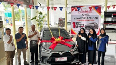 Pelanggan Kalla Toyota Pare-pare Berhasil Membawa Pulang Grand Prize Toyota Agya