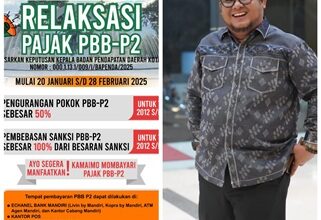 Relaksasi Pajak PBB-P2, Bentuk Kecintaan Wali Kota Palu terhadap Masyarakat