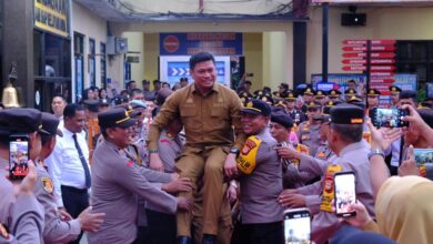 H-2 Masuki Purna Bakti, Adnan-Kio Disambut Hangat Jajaran Polres dan BPN Gowa