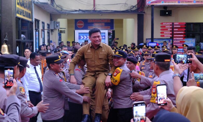 H-2 Masuki Purna Bakti, Adnan-Kio Disambut Hangat Jajaran Polres dan BPN Gowa