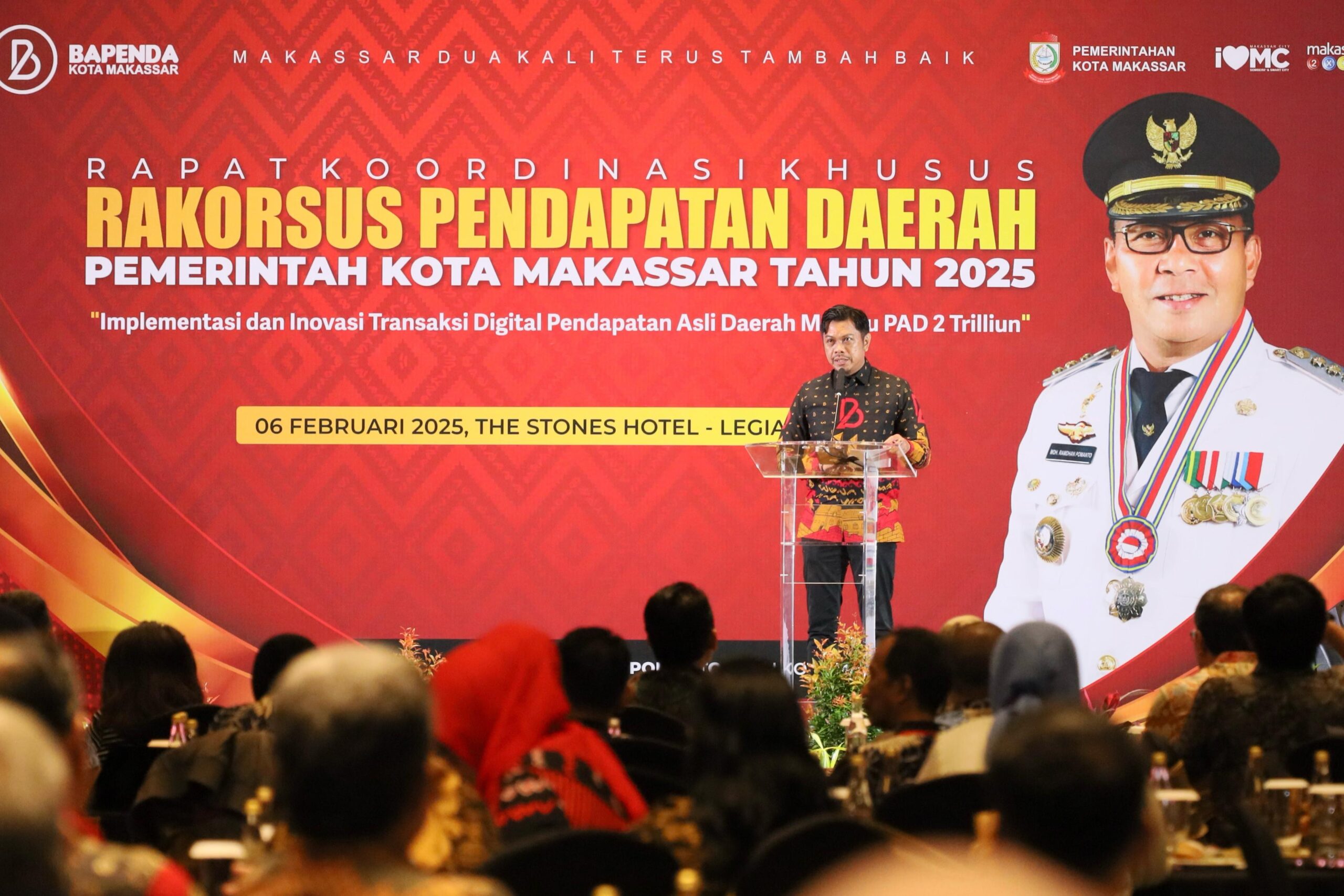 Rakorsus Pendapatan Daerah Kota Makassar Firman Harap PAD 2025 Bisa Tembus 2 Triliun