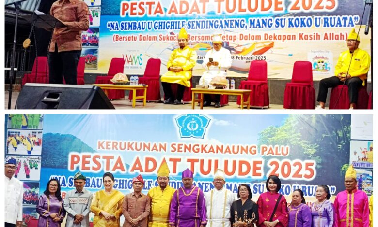 Kadis Pariwisata Mewakili Wali Kota Hadiri Pesta Adat Tulude 2025